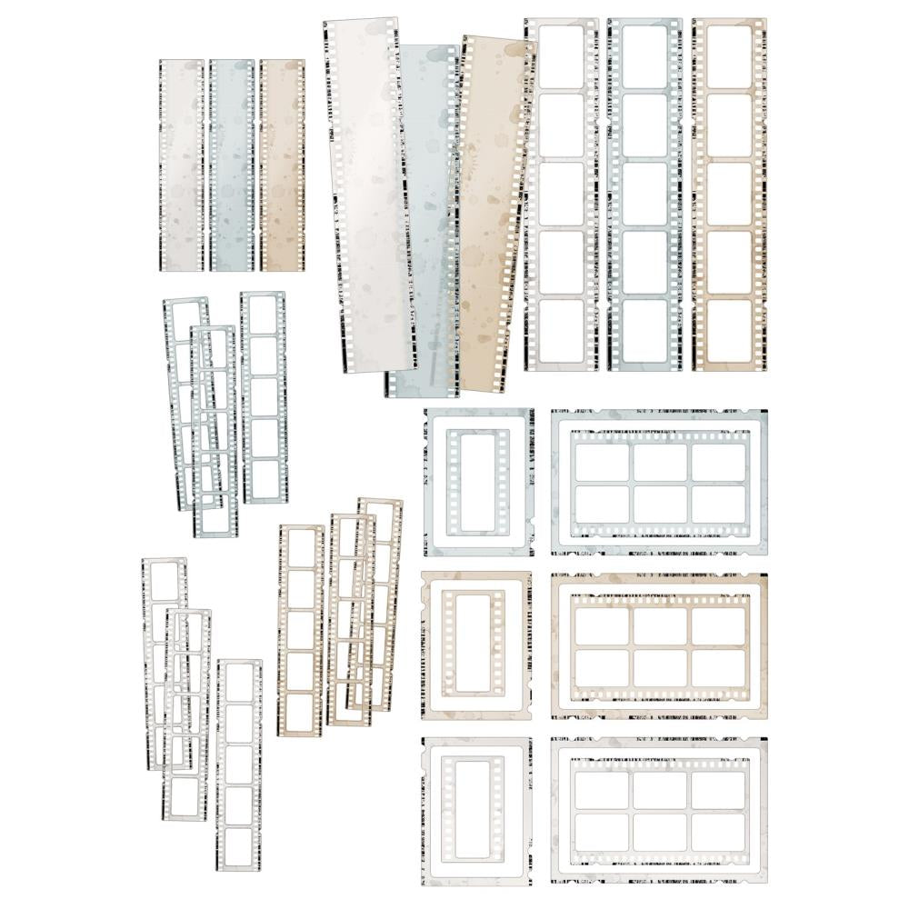 49 & Market Vintage Artistry Moonlit Garden Filmstrip Frames